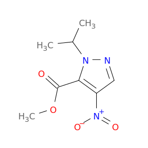 甲基1-(1-甲基乙基)-4-硝基-1H-吡唑-5-羧酸盐