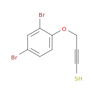 1-Propyne-1-thiol, 3-(2,4-dibromophenoxy)-