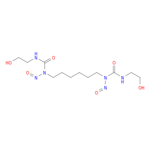 3-(2-hydroxyethyl)-1-[6-(2-hydroxyethylcarbamoyl-nitroso-amino)hexyl]-1-nitroso-urea