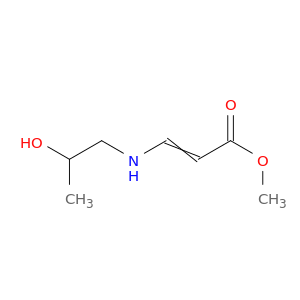 2-Propenoic acid, 3-[(2-hydroxypropyl)amino]-, methyl ester