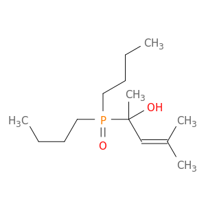 3-Penten-2-ol, 2-(dibutylphosphinyl)-4-methyl-