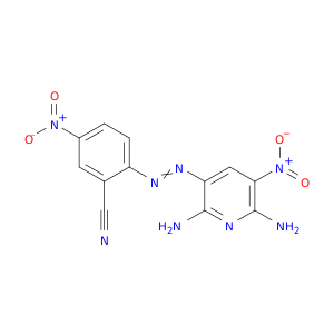 Benzonitrile, 2-[(2,6-diamino-5-nitro-3-pyridinyl)azo]-5-nitro-