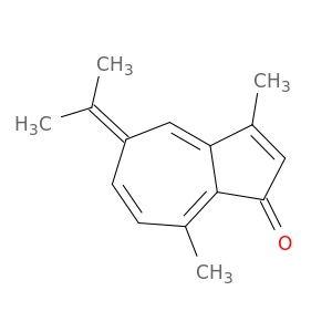 1(5H)-Azulenone, 3,8-dimethyl-5-(1-methylethylidene)-