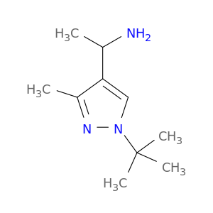 1-(1-tert-Butyl-3-methyl-1H-pyrazol-4-yl)ethan-1-amine