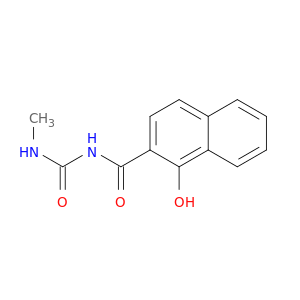 2-Naphthalenecarboxamide, 1-hydroxy-N-[(methylamino)carbonyl]-