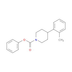 1-Piperidinecarboxylic acid, 4-(2-methylphenyl)-, phenyl ester