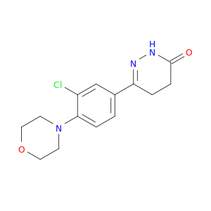 3(2H)-Pyridazinone, 6-[3-chloro-4-(4-morpholinyl)phenyl]-4,5-dihydro-
