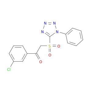 5-((3-Chlorophenethyl)sulfonyl)-1-phenyl-1H-tetrazole