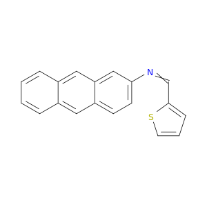 2-Anthracenamine, N-(2-thienylmethylene)-