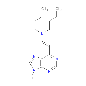 1-Butanamine, N-butyl-N-[(1E)-2-(9H-purin-6-yl)ethenyl]-