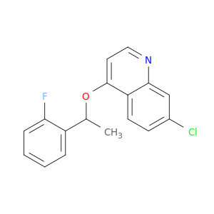 Quinoline,7-chloro-4-[1-(2-fluorophenyl)ethoxy]-