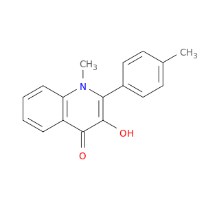 4(1H)-Quinolinone, 3-hydroxy-1-methyl-2-(4-methylphenyl)-