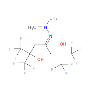 4-Heptanone,1,1,1,7,7,7-hexafluoro-2,6-dihydroxy-2,6-bis(trifluoromethyl)-,2,2-dimethylhydrazone