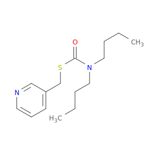 Carbamothioic acid, dibutyl-, S-(3-pyridinylmethyl) ester