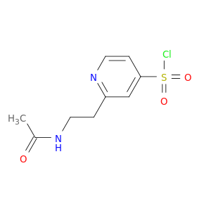 4-Pyridinesulfonyl chloride, 2-[2-(acetylamino)ethyl]-