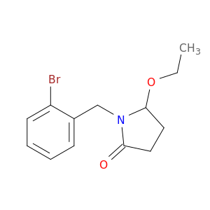 2-Pyrrolidinone, 1-[(2-bromophenyl)methyl]-5-ethoxy-