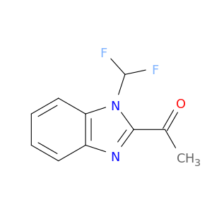 1-[1-(difluoromethyl)-1H-1,3-benzodiazol-2-yl]ethan-1-one