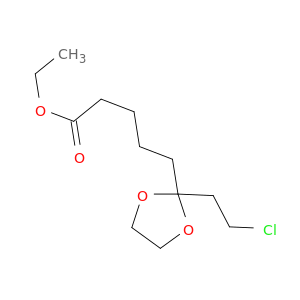 1,3-Dioxolane-2-pentanoic acid, 2-(2-chloroethyl)-, ethyl ester