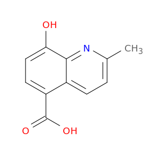 5-Quinolinecarboxylic acid, 8-hydroxy-2-methyl-