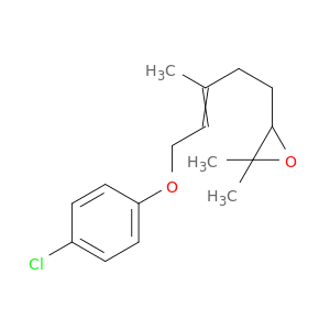Oxirane, 3-[5-(4-chlorophenoxy)-3-methyl-3-pentenyl]-2,2-dimethyl-