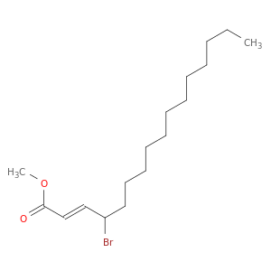 2-Hexadecenoic acid, 4-bromo-, methyl ester, (E)-