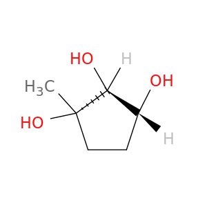 1,2,3-Cyclopentanetriol, 1-methyl-, (1S,2S,3R)-