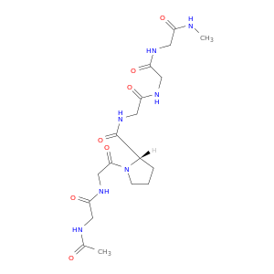 Glycinamide, N-acetylglycylglycyl-L-prolylglycylglycyl-N-methyl-