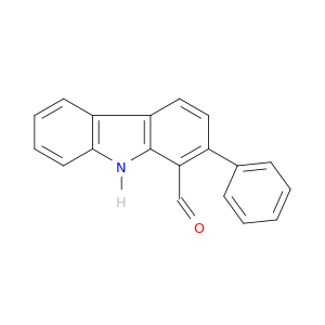 9H-Carbazole-1-carboxaldehyde, 2-phenyl-