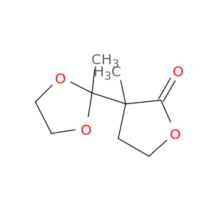 2(3H)-Furanone, dihydro-3-methyl-3-(2-methyl-1,3-dioxolan-2-yl)-