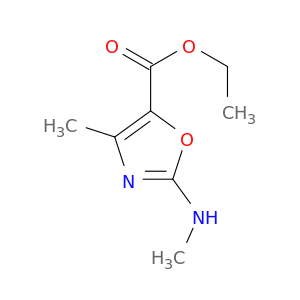ethyl 4-methyl-2-(methylamino)-1,3-oxazole-5-carboxylate