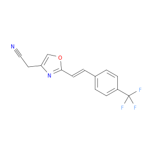4-Oxazoleacetonitrile, 2-[(1E)-2-[4-(trifluoromethyl)phenyl]ethenyl]-