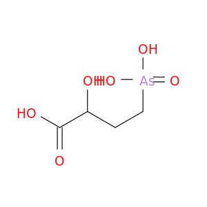 Butanoic acid, 4-arsono-2-hydroxy-, (+-)-