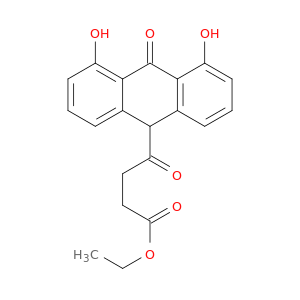 9-Anthracenebutanoicacid, 9,10-dihydro-4,5-dihydroxy-g,10-dioxo-, ethyl ester