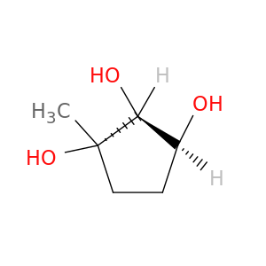 1,2,3-Cyclopentanetriol, 1-methyl-, (1S,2S,3S)-