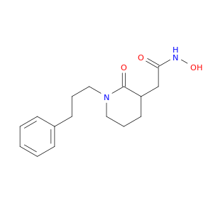 3-Piperidineacetamide, N-hydroxy-2-oxo-1-(3-phenylpropyl)-