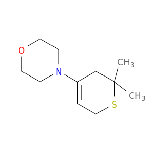 Morpholine, 4-(3,6-dihydro-2,2-dimethyl-2H-thiopyran-4-yl)-