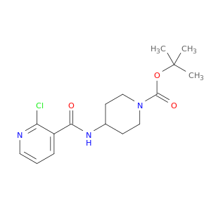 4-[(2-氯-吡啶-3-羰基)-氨基]-哌啶-1-羧酸叔丁基酯