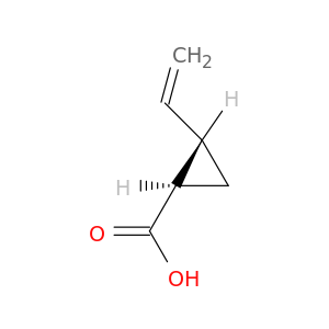 Cyclopropanecarboxylic acid, 2-ethenyl-, trans-