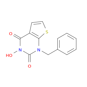 Thieno[2,3-d]pyrimidine-2,4(1H,3H)-dione, 3-hydroxy-1-(phenylmethyl)-