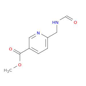 3-Pyridinecarboxylic acid, 6-[(formylamino)methyl]-, methyl ester
