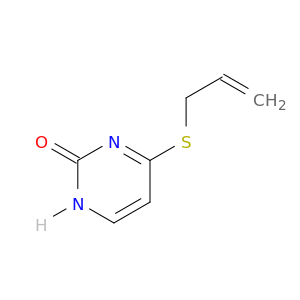 2(1H)-Pyrimidinone, 4-(2-propenylthio)-