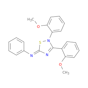 2,3-双(2-甲氧基苯基)-N-苯基-1,2,4-噻二唑-5-亚胺