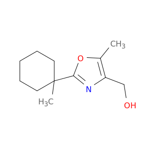 4-Oxazolemethanol, 5-methyl-2-(1-methylcyclohexyl)-