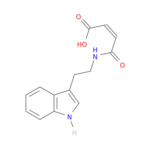 2-Butenoic acid, 4-[[2-(1H-indol-3-yl)ethyl]amino]-4-oxo-, (2Z)-