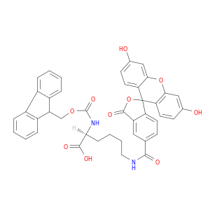 N6-[(3',6'-二羟基-3-氧代螺[异苯并呋喃-1(3H),9'-[9H]吨]-5-基)羰基]-N2-[芴甲氧羰基]-L-赖氨酸