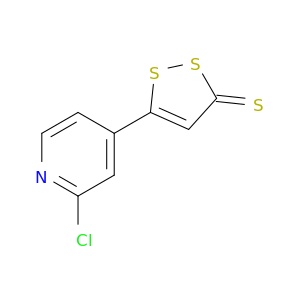 3H-1,2-Dithiole-3-thione, 5-(2-chloro-4-pyridinyl)-