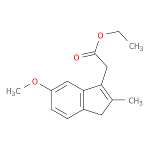 1H-Indene-3-acetic acid, 5-methoxy-2-methyl-, ethyl ester