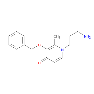 4(1H)-Pyridinone, 1-(3-aminopropyl)-2-methyl-3-(phenylmethoxy)-