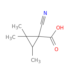 Cyclopropanecarboxylicacid, 1-cyano-2,2,3-trimethyl-