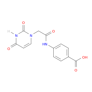 4-{[(2,4-dioxo-3,4-dihydropyrimidin-1(2h)-yl)acetyl]amino}benzoic acid